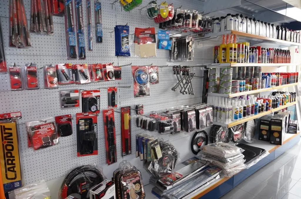 Tienda de accesorios para automóvil